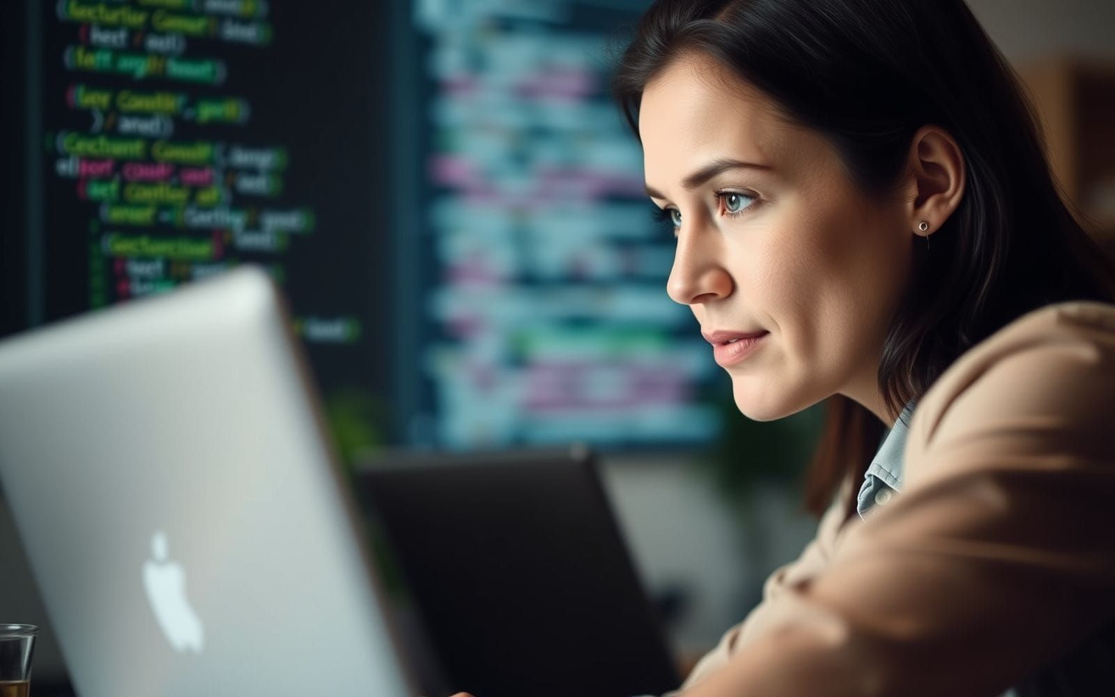 Person fixing common technical SEO issues on a laptop.