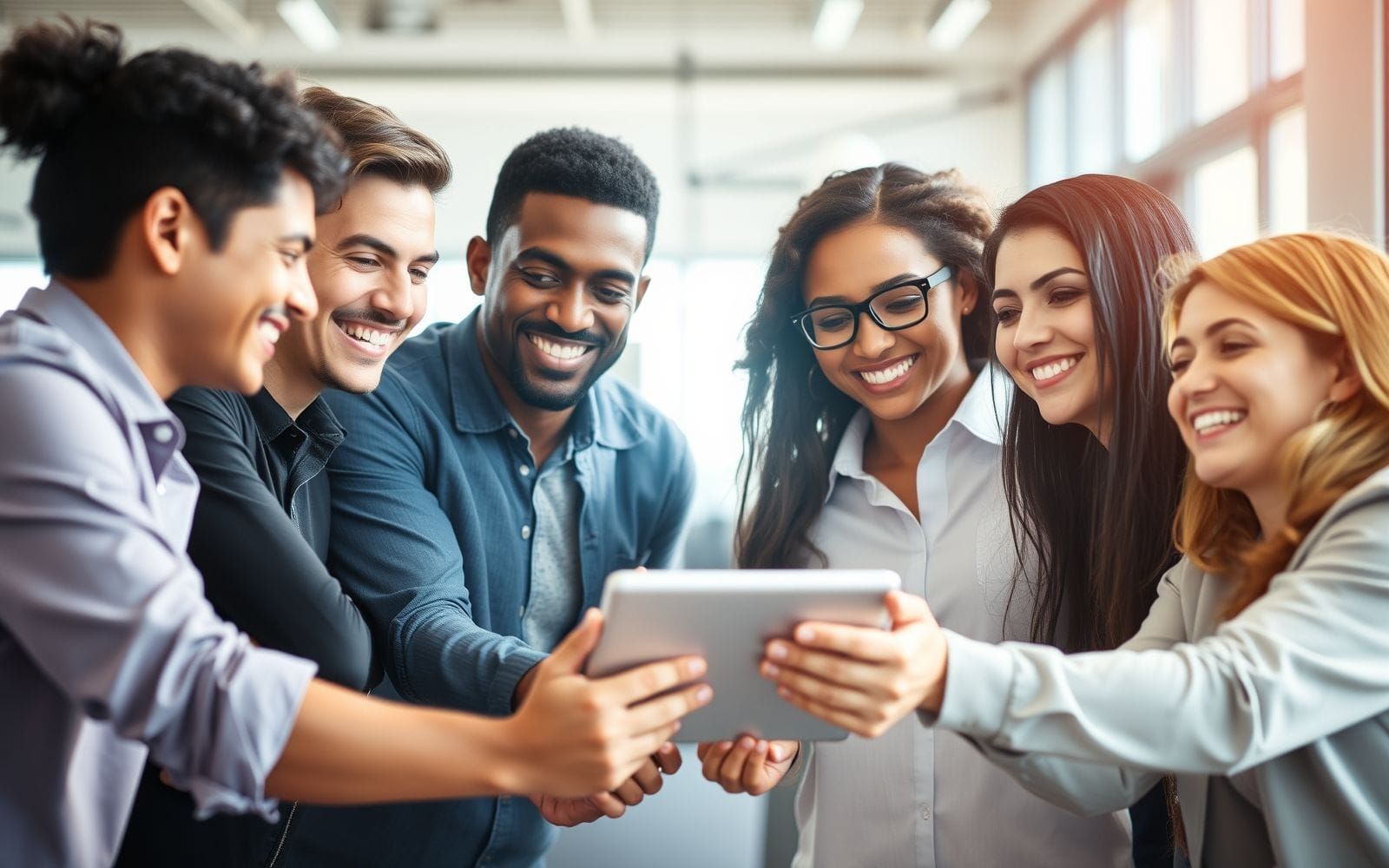 Professionals using help desk software, showing benefits for customer retention.